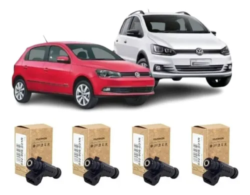 4 un Bico Injetor Volkswagen Golf Polo