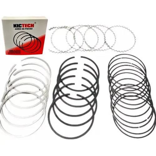 Jogo de Anéis 050 Ômega Opala Silverado C20 4.1 Canaleta Fina