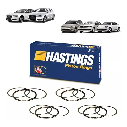 Jogo de Anéis Std Tsi Tfsi Jetta Tiguan Golf 2.0 1.0 X 1.2 X 2.0