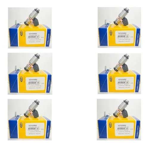6 Bicos Injetores Mitsubishi L200 Triton 3.5 V6 Flex Iwp218