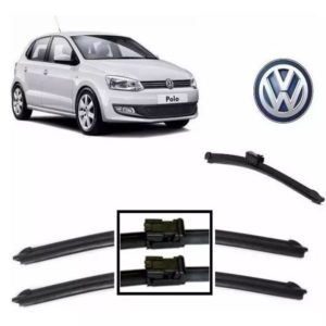 Kit Palheta Limpador Silicone - VW - Polo 2010 até 2016 - Traseiro - Curitiba